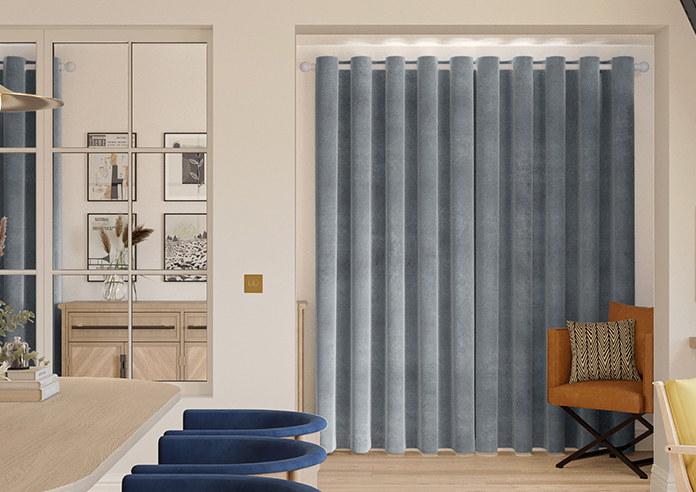 Velvet Opulence (Blackout), Storm Grey - Made to Measure Curtains - Image 7